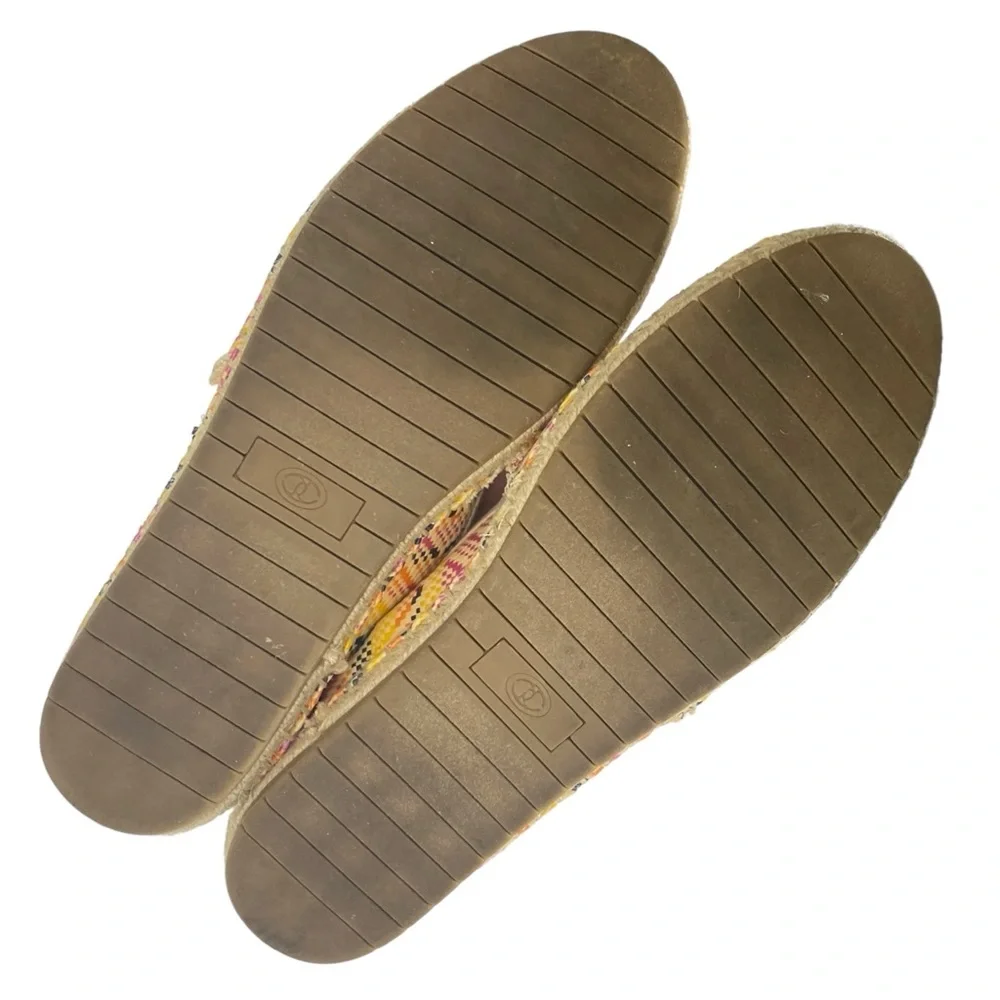 Charter Club Multicolor Chevron Print Slip-On Espadrilles‎ Size 8